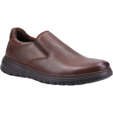 Hush Puppies Herren Trent Leder Freizeitschuhe (Braun)