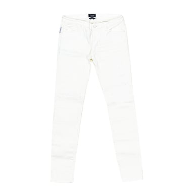 Frauen lange zerrissen und zerrissen Effekt Denim Hosen C5J06-5X
