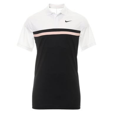 Nike Herren Victory Colour Block Dri-FIT Polo Shirt (Weiß/Schwarz/Artic Orange)