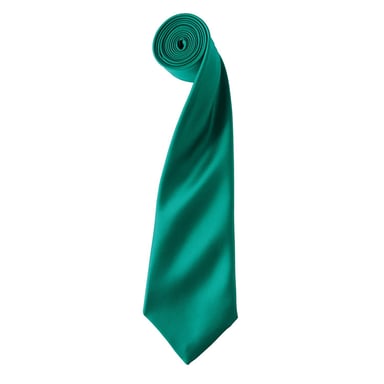 Premier - "Colours" Krawatte für Herren/Damen Unisex (Smaragd)