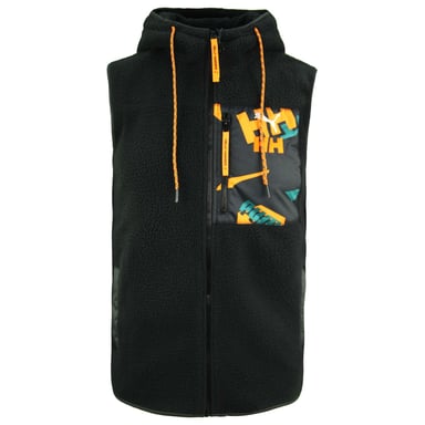 Puma x Helly Hansen Weste Reißverschluss UP Fleece Hooded Herren Black Ärmeln 597082 01