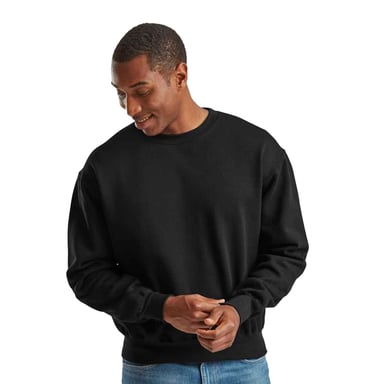 Fruit of the Loom - "Supercotton" Sweatshirt für Herren (Schwarz)