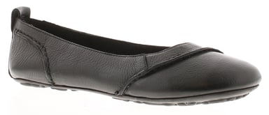 Hush Puppies Damen Schuhe Schule Janessa Leder Slip On schwarz
