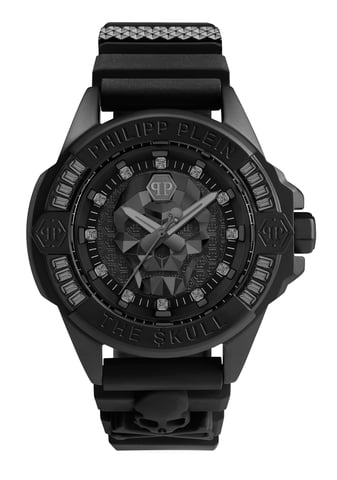 Philipp Plein The $kull Genderless Schwarz Unisex Armbanduhr PWNAA0322