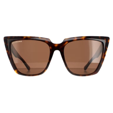 Balenciaga Cat Eye Damen Havanna Braun BB0046S