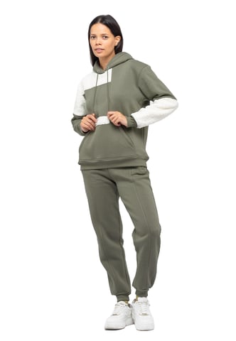 Tom Barron Duo-Color Fashion Feel Warm-Trainingsanzug-Set für Damen