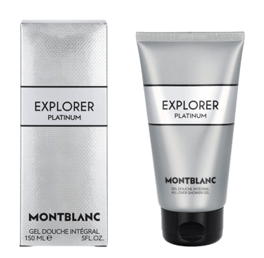 Montblanc Explorer Platinum All-Over Shower Gel.