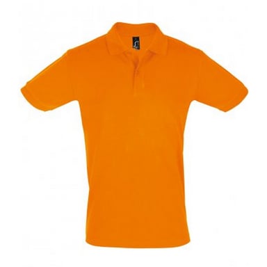 SOLS Herren Perfect Pique Kurzarm-Poloshirt (Orange)