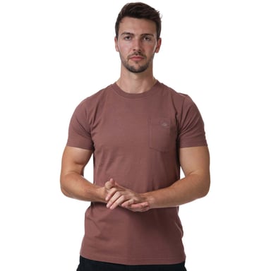 T-shirt poche Vega Pretty Green Pour Homme en Bordeaux
