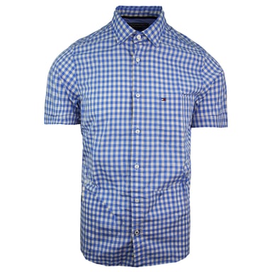 Tommy Hilfiger Gingham Shirt Herren Blau Top