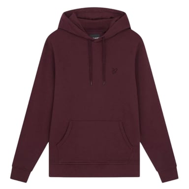 Lyle & Scott Tonal Eagle Logo Burgunder Pullover-Hoodie