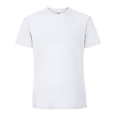 Fruit of the Loom Herren Iconic Premium Ringspun Baumwolle T-Shirt (Weiß)