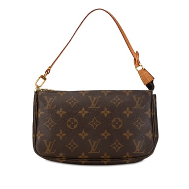 Vintage Louis Vuitton Monogramm Pochette Accessoires Braun