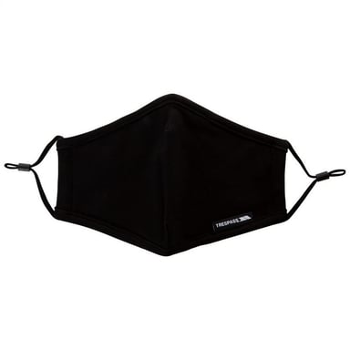 Trespass Gesichtsmaske aus Baumwolle (Schwarz)