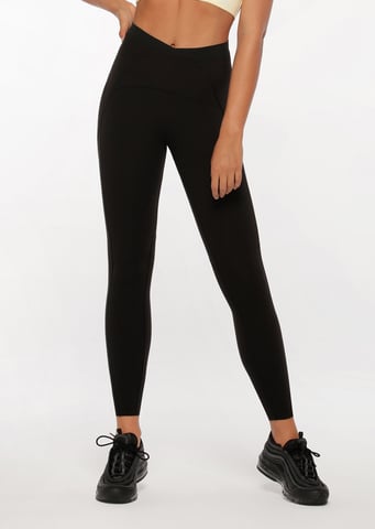 Lorna Jane Pas de ride Stabilisateur Leggings pleine longueur en noir