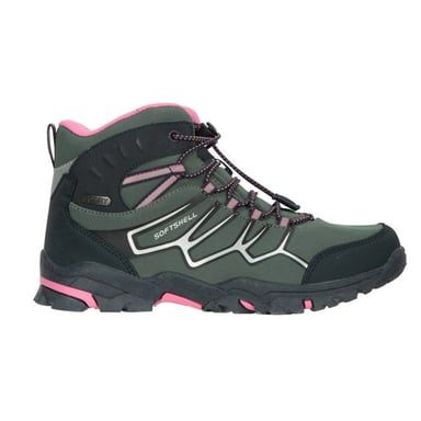 Mountain Warehouse - Kinder Wanderstiefel, Softshell (Dunkel-Khaki)