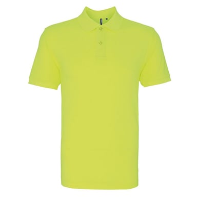 Asquith & Fox Herren-Poloshirt mit kurzen Ärmeln (neongelb)