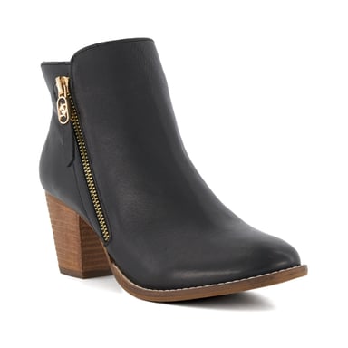 Dune Ladies Paicey - Stacked-Heel Casual Ankle Boots