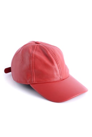 Dolce & Gabbana Men Leather Baseball Cap
