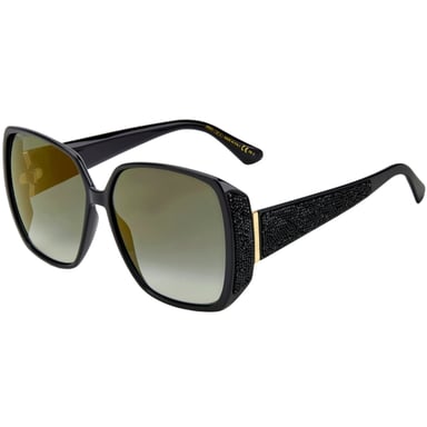 Jimmy Choo Cloe 807 FQ Schwarze Sonnenbrille