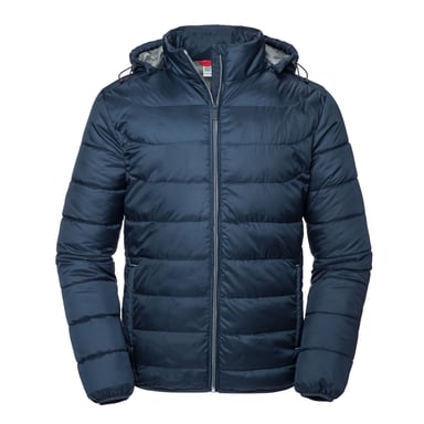 Russell - "Nano" Steppjacke mit Kapuze für Herren (Dunkelblau)