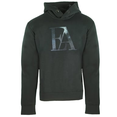Emporio Armani Große Adler Logo Schwarz Hoodie