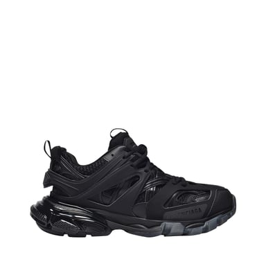 Track Clearsole Sneakers in Black Canvas