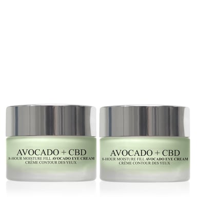 2 x Crème Contour des Yeux Avocat + CBD 15 ml