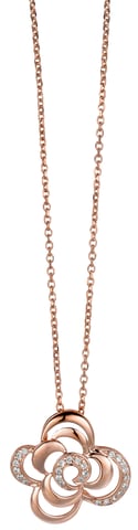 Orphelia Damen-Kette aus 925er Sterlingsilber mit Anhänger - Rosé ZH-4864/1