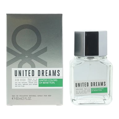 Benetton United Dreams Aim High Eau de Toilette 60ml Spray For Men