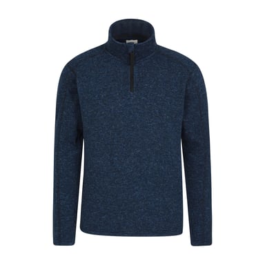 Mountain Warehouse Herren Idris II Half Zip Fleece Top (Marine)