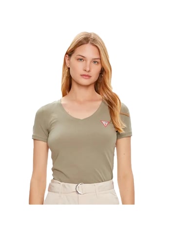 Guess Damen-T-Shirt mit Dreieck-G-Logo