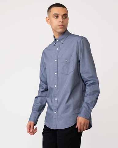 GANT Mens Regular Fit Long Sleeve Oxford Shirt