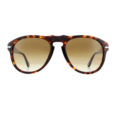 Persol Aviator Herren Havanna Braun Gradient Sonnenbrille