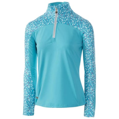Island Green - Base Layer Oberteil für Damen (Aquablau)