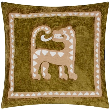 Wylder Dynasty Tiger bestickter Chenille Kissenbezug