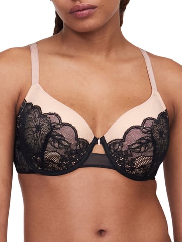 Midnight Flowers Covering T-Shirt Bra
