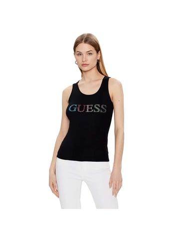 Guess Damen Top mit mehrfarbigem Logo