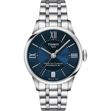 Tissot Chemin Des Tourelles Silber Damen Armbanduhr T0992071104800