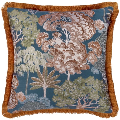 Wylder Nature Woodland Blumen Jacquard Kissenbezug
