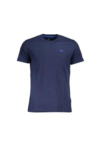 Baumwoll-T-Shirt mit gesticktem Logo