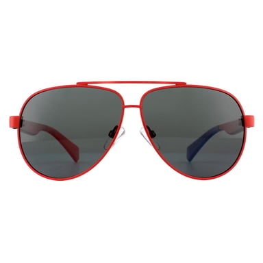 Polaroid Kinder Aviator Kidss rot grau polarisierte Sonnenbrille