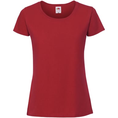 Fruit Of The Loom Womens/Ladies Fit Ringspun Premium Tshirt (Rot)