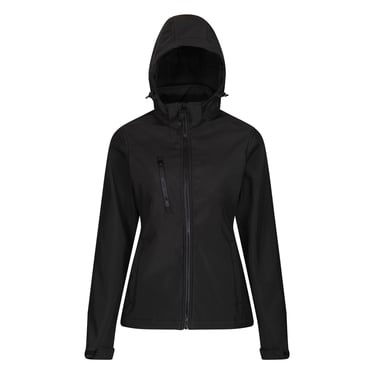 Regatta Womens/Ladies Venturer 3 Layer Membrane Soft Shell Jacket (Schwarz)
