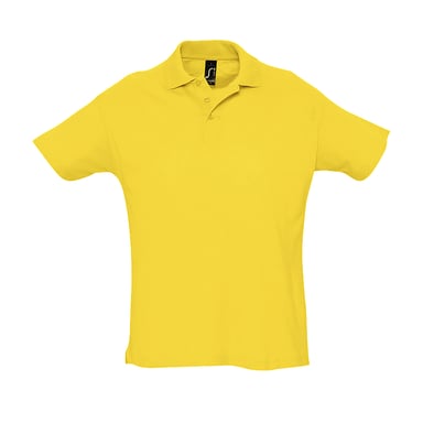 SOLS Herren Summer II Pique Polo-Shirt, Kurzarm (Gold)