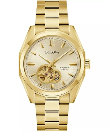 Bulova Surveyor Gold Herren Armbanduhr 97A182