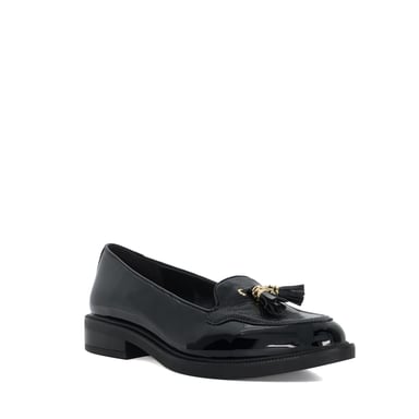 Dune Ladies Wf Grape - Wide Fit Patent Tassel Loafers