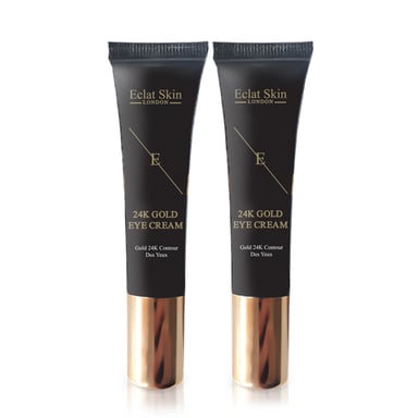 2x Unter-Augen-Creme Gold 24K