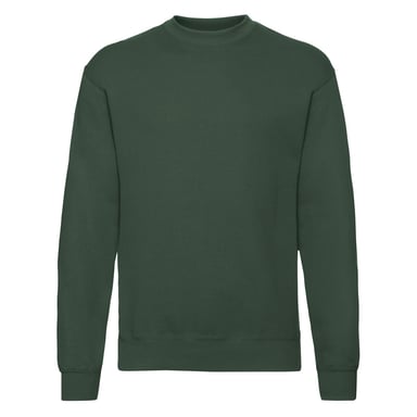 Fruit of the Loom Unisex Erwachsene Classic Drop Shoulder Sweatshirt (Flasche grün)