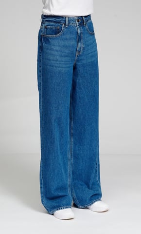 Die Original Performance Wide Jeans - Medium Blue Denim